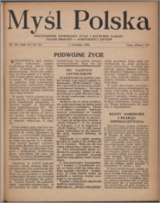 Myśl Polska : dwutygodnik poświęcony życiu i kulturze narodu 1955, R. 15 nr 16 (276)