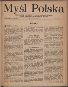 Myśl Polska : dwutygodnik poświęcony życiu i kulturze narodu 1955, R. 15 nr 17 (277)