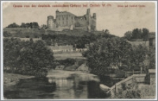 Gruss von der deutsch. russischen Grenze bei Gollub W. - Pr. Blick auf Schlosß Golau