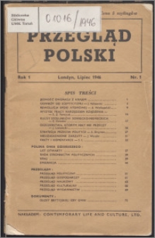 Przegląd Polski 1946, R. 1 nr 1