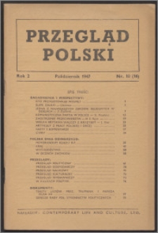 Przegląd Polski 1947, R. 2 nr 10 (16)
