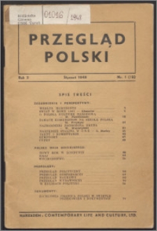 Przegląd Polski 1948, R. 3 nr 1 (19)
