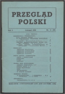 Przegląd Polski 1948, R. 3 nr 11 (29)