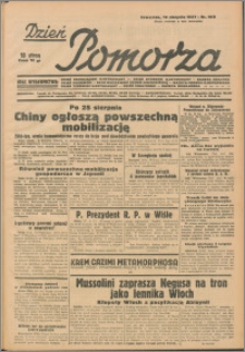 Dzień Pomorza, 1937.08.19 nr 190