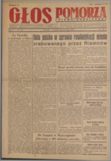 Głos Pomorza : pismo codzienne 1947.01.09, R. 3 nr 6