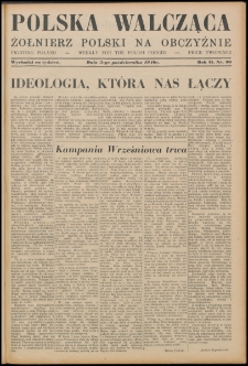 Polska Walcząca - Żołnierz Polski na Obczyźnie 1940.10.05, R. 2 nr 30
