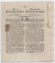 Johannisburger Kreisblatt = Tygodnik Obwodu Jansborskiego 1854 no. 49