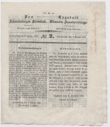 Johannisburger Kreisblatt = Tygodnik Obwodu Jansborskiego 1857 no. 2