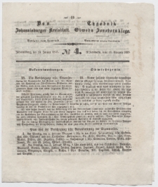 Johannisburger Kreisblatt = Tygodnik Obwodu Jansborskiego 1857 no. 4