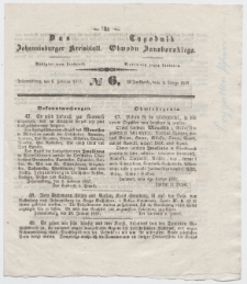 Johannisburger Kreisblatt = Tygodnik Obwodu Jansborskiego 1857 no. 6