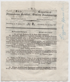 Johannisburger Kreisblatt = Tygodnik Obwodu Jansborskiego 1857 no. 7