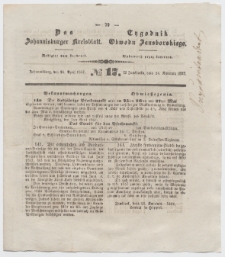 Johannisburger Kreisblatt = Tygodnik Obwodu Jansborskiego 1857 no. 17