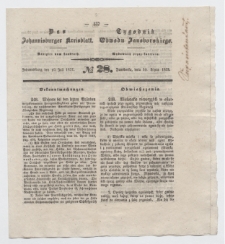 Johannisburger Kreisblatt = Tygodnik Obwodu Jansborskiego 1857 no. 28