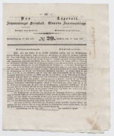Johannisburger Kreisblatt = Tygodnik Obwodu Jansborskiego 1857 no. 29
