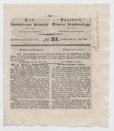 Johannisburger Kreisblatt = Tygodnik Obwodu Jansborskiego 1857 no. 31