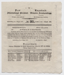 Johannisburger Kreisblatt = Tygodnik Obwodu Jansborskiego 1857 no. 32