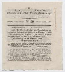 Johannisburger Kreisblatt = Tygodnik Obwodu Jansborskiego 1857 no. 48