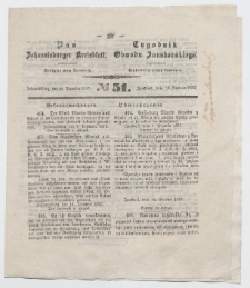Johannisburger Kreisblatt = Tygodnik Obwodu Jansborskiego 1857 no. 51