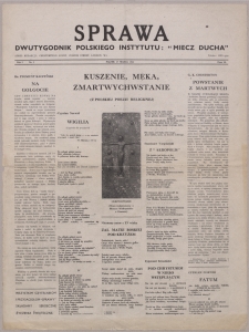 Sprawa : dwutygodnik Polskiego Instytutu "Miecz Ducha" 1942, R. 1 nr 5