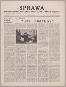 Sprawa : dwutygodnik Polskiego Instytutu "Miecz Ducha" 1943, R. 2 nr 4