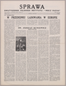 Sprawa : dwutygodnik Polskiego Instytutu "Miecz Ducha" 1943, R. 2 nr 10