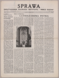Sprawa : dwutygodnik Polskiego Instytutu "Miecz Ducha" 1943, R. 2 nr 13