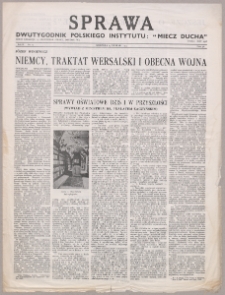 Sprawa : dwutygodnik Polskiego Instytutu "Miecz Ducha" 1943, R. 2 nr 17