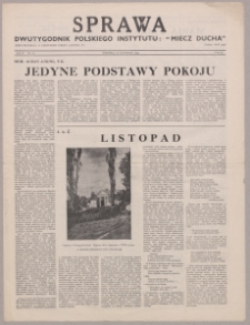 Sprawa : dwutygodnik Polskiego Instytutu "Miecz Ducha" 1943, R. 2 nr 23