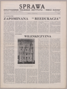 Sprawa : dwutygodnik Polskiego Instytutu "Miecz Ducha" 1944, R. 3 nr 7