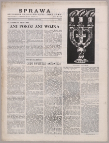 Sprawa : dwutygodnik Polskiego Instytutu "Miecz Ducha" 1945, R. 4 nr 8/9