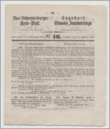 Johannisburger Kreisblatt = Tygodnik Obwodu Jansborskiego 1863 no. 46