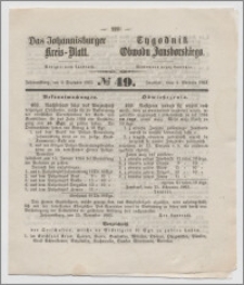 Johannisburger Kreisblatt = Tygodnik Obwodu Jansborskiego 1863 no. 49