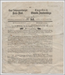 Johannisburger Kreisblatt = Tygodnik Obwodu Jansborskiego 1867 no. 51