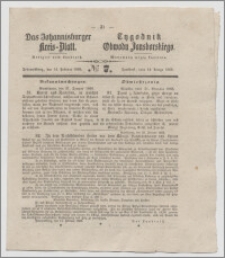 Johannisburger Kreisblatt = Tygodnik Obwodu Jansborskiego 1868 no. 7