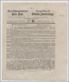 Johannisburger Kreisblatt = Tygodnik Obwodu Jansborskiego 1868 no. 9