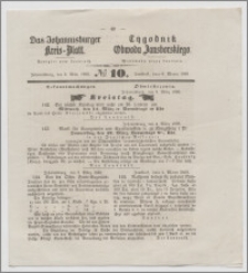 Johannisburger Kreisblatt = Tygodnik Obwodu Jansborskiego 1868 no. 10