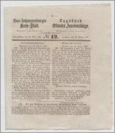 Johannisburger Kreisblatt = Tygodnik Obwodu Jansborskiego 1868 no. 12