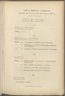 Sprawozdanie / Centrala Informacji i Dokumentacji 1939.11.16, no. 31