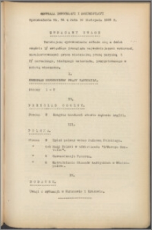 Sprawozdanie / Centrala Informacji i Dokumentacji 1939.11.19, no. 34