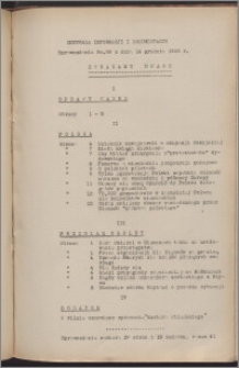 Sprawozdanie / Centrala Informacji i Dokumentacji 1939.12.14, no. 59