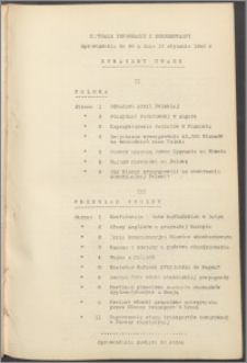 Sprawozdanie / Centrala Informacji i Dokumentacji 1940.01.12, no. 85
