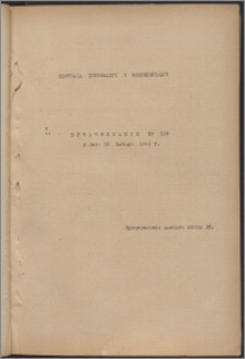 Sprawozdanie / Centrala Informacji i Dokumentacji 1940.02.12, no. 116