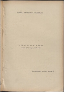 Sprawozdanie / Centrala Informacji i Dokumentacji 1940.02.16, no. 120