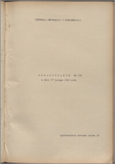 Sprawozdanie / Centrala Informacji i Dokumentacji 1940.02.17, no. 121