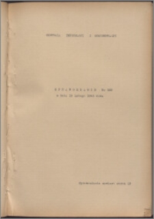 Sprawozdanie / Centrala Informacji i Dokumentacji 1940.02.19, no. 123