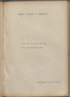 Sprawozdanie / Centrala Informacji i Dokumentacji 1940.02.23, no. 127
