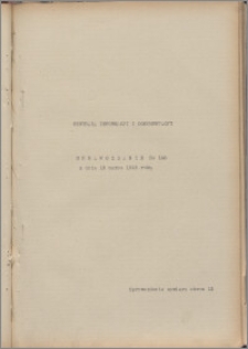 Sprawozdanie / Centrala Informacji i Dokumentacji 1940.03.15, no. 148