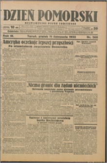 Dzień Pomorski 1932.11.11, R. 4 nr 260
