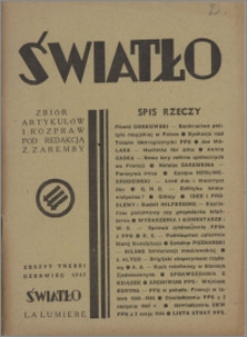 Światło 1947, z. 3