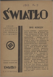 Światło 1947, z. 5
